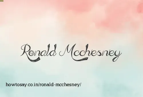 Ronald Mcchesney