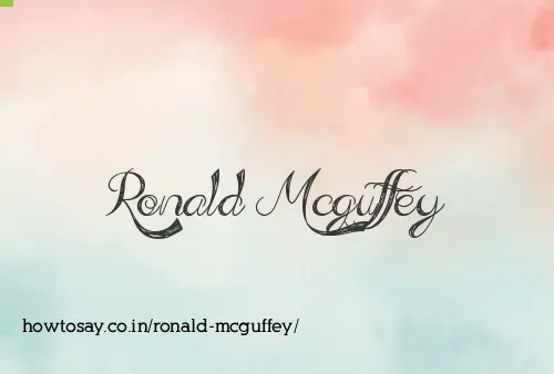 Ronald Mcguffey