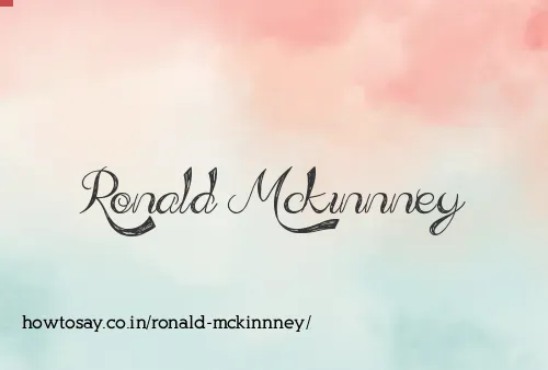 Ronald Mckinnney