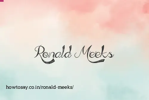 Ronald Meeks
