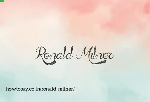 Ronald Milner