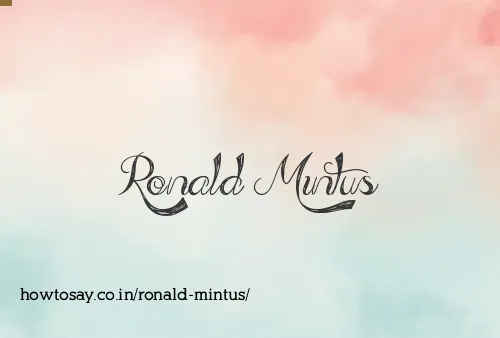 Ronald Mintus