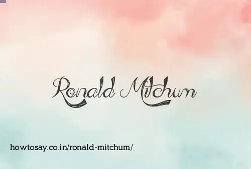 Ronald Mitchum