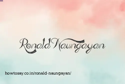 Ronald Naungayan
