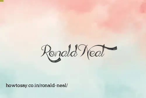 Ronald Neal