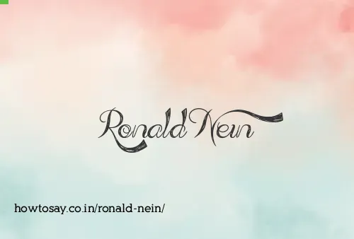 Ronald Nein