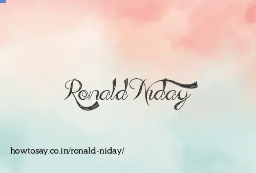 Ronald Niday
