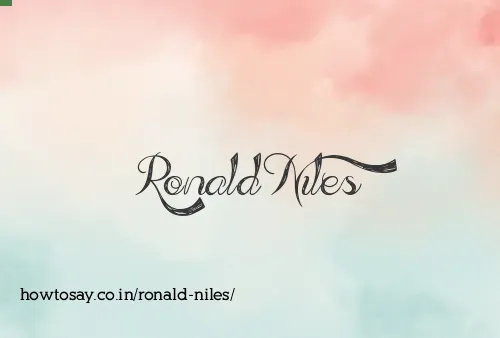 Ronald Niles