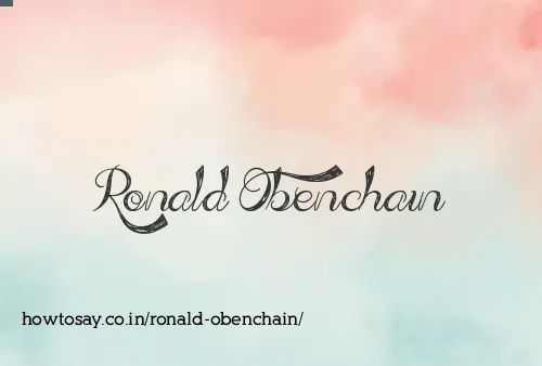 Ronald Obenchain