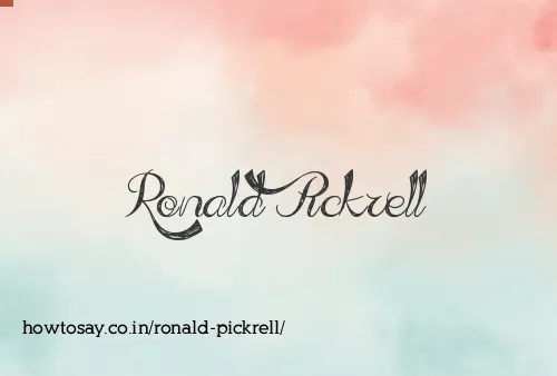 Ronald Pickrell