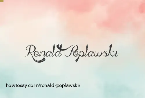 Ronald Poplawski