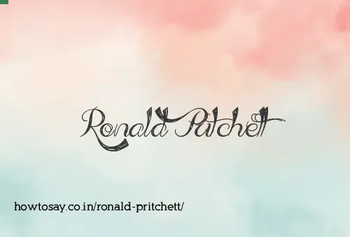 Ronald Pritchett