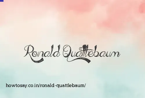 Ronald Quattlebaum