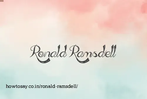 Ronald Ramsdell