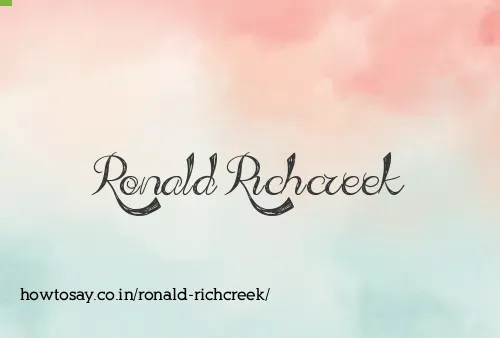 Ronald Richcreek