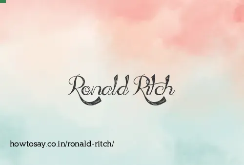 Ronald Ritch