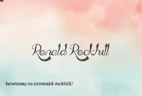 Ronald Rockhill
