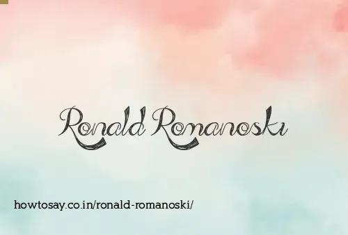 Ronald Romanoski
