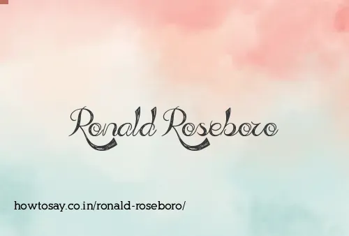 Ronald Roseboro
