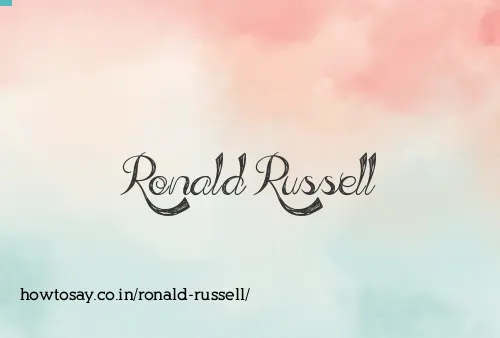 Ronald Russell