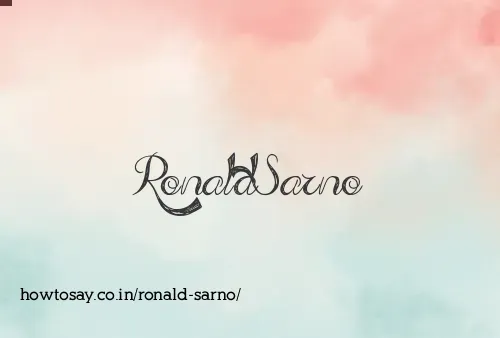 Ronald Sarno