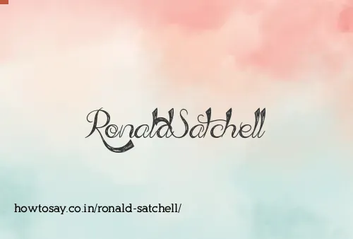Ronald Satchell
