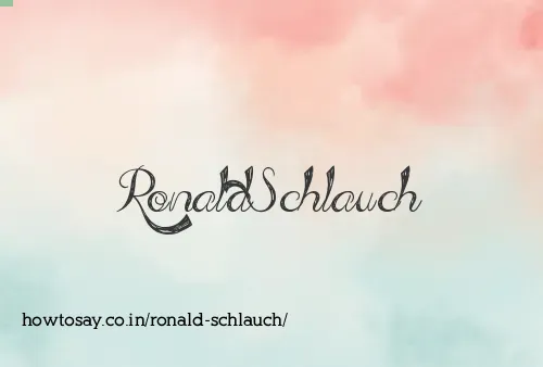 Ronald Schlauch
