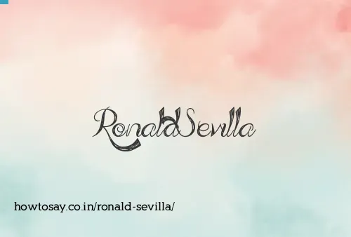 Ronald Sevilla