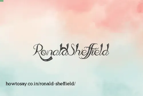 Ronald Sheffield