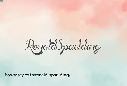 Ronald Spaulding