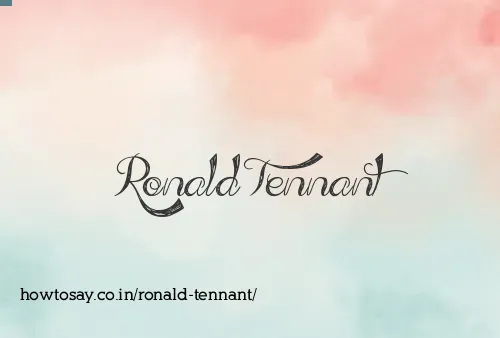 Ronald Tennant