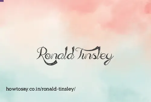 Ronald Tinsley