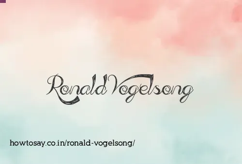 Ronald Vogelsong