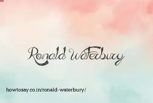Ronald Waterbury