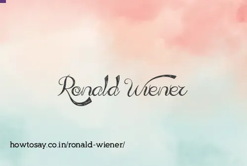 Ronald Wiener