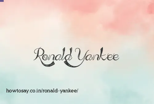 Ronald Yankee
