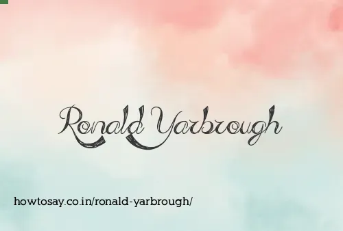 Ronald Yarbrough