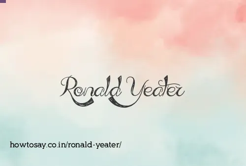 Ronald Yeater