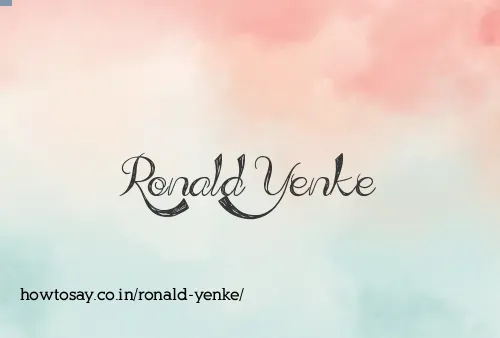 Ronald Yenke