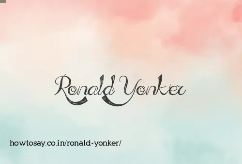 Ronald Yonker