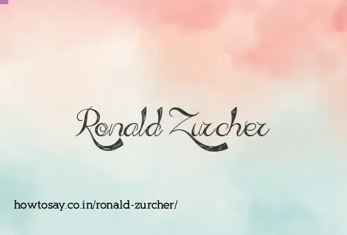 Ronald Zurcher