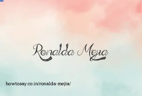 Ronalda Mejia