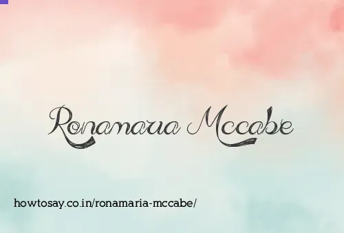 Ronamaria Mccabe
