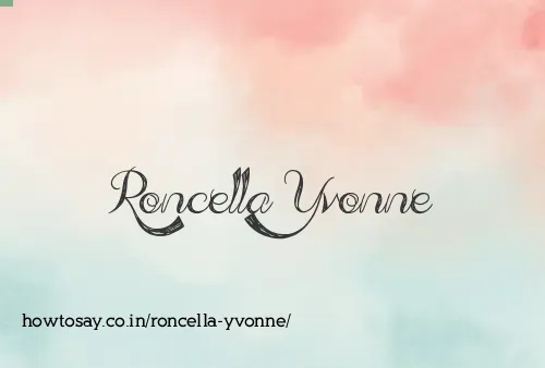 Roncella Yvonne