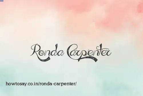Ronda Carpenter
