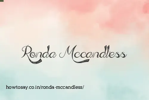 Ronda Mccandless
