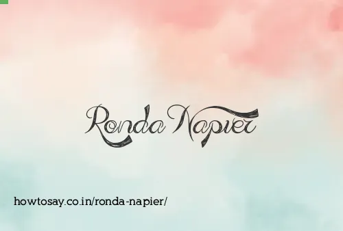 Ronda Napier