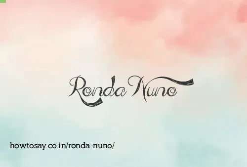 Ronda Nuno