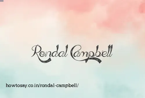 Rondal Campbell