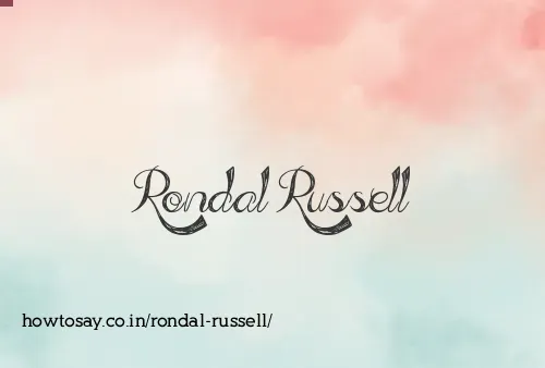 Rondal Russell